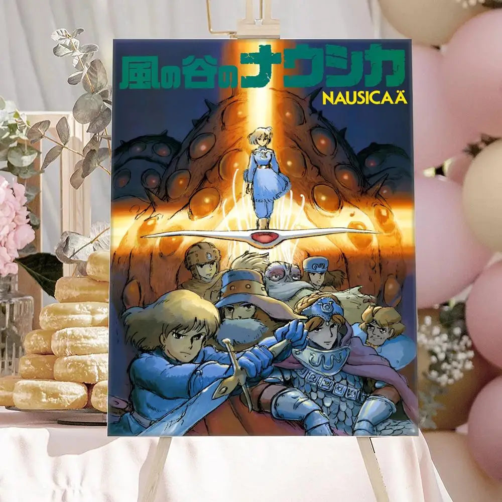 Nausicaä Valley of the Wind Anime Canvas Poster | Wall Art