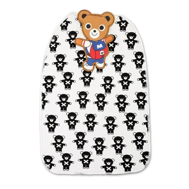 Baby Back Sweat Absorbent Towel | Soft Cotton Cartoon Pad