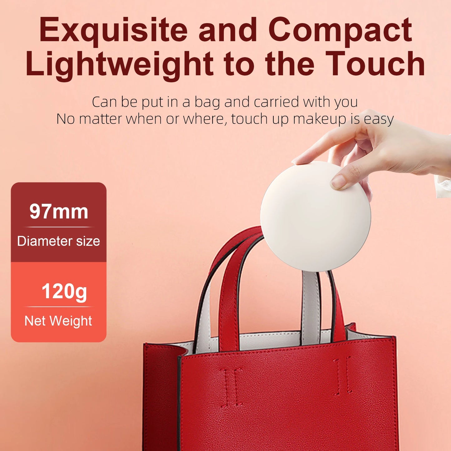 Smart Sunscreen Makeup Mirror with LED Light Features Peaceful Pleasures Health and Wellness