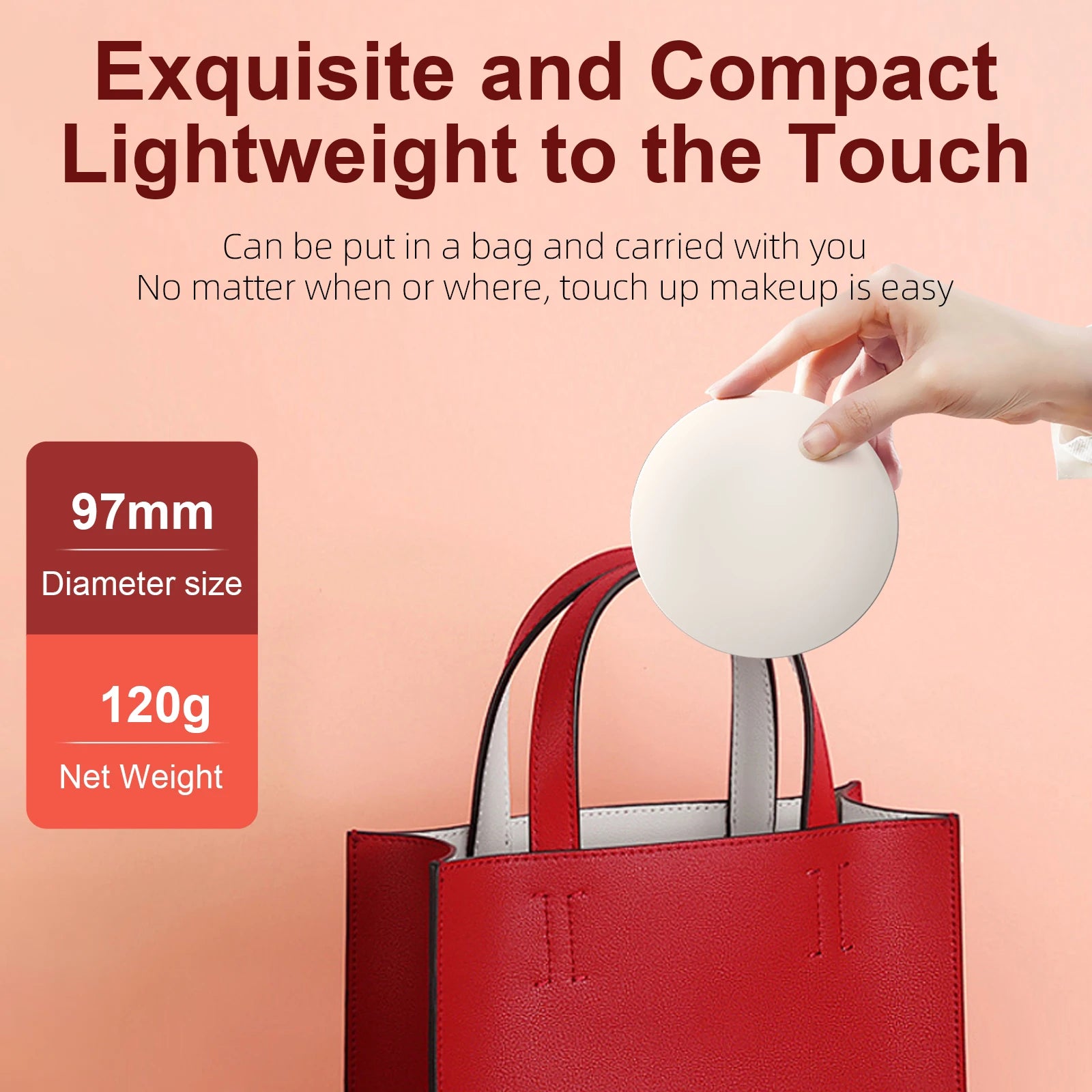 Smart Sunscreen Makeup Mirror with LED Light Features Peaceful Pleasures Health and Wellness
