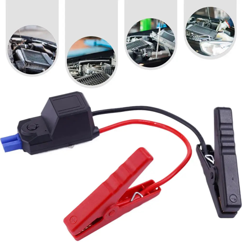 Auto Truck Emergency Jump Starter with 500A Clamps Peaceful Pleasures Health and Wellness