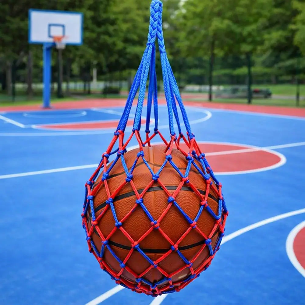 Single Ball Carrying Net Bag Basketball Soccer Football Mesh Storage Bag Portable Sports Ball Holder Volleyball Bag Peaceful Pleasures Health and Wellness