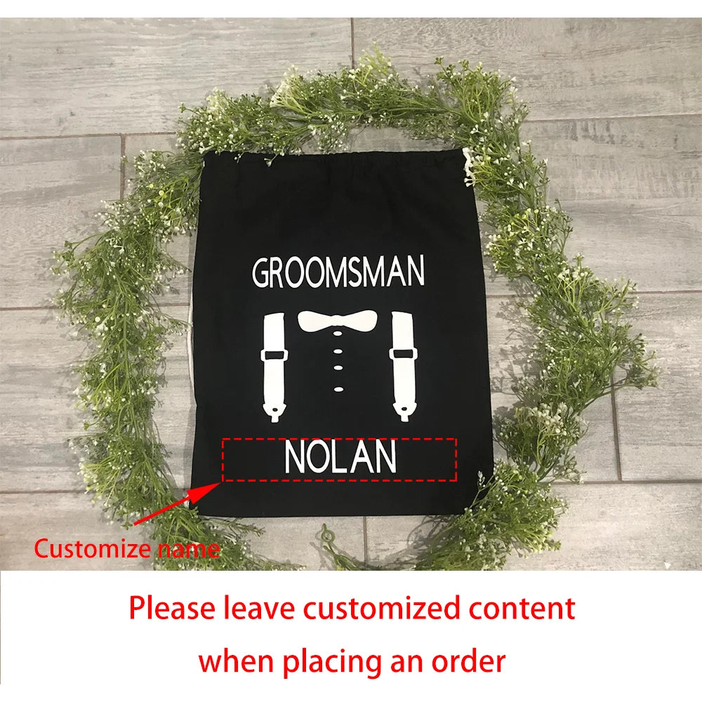 Personalized Groomsman Gift Bags | Bridal Party & Wedding