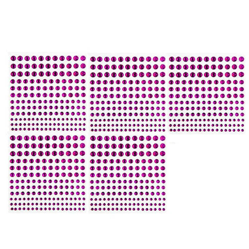Self Adhesive Rhinestone Gem Stickers Face Nail Body Makeup Festival