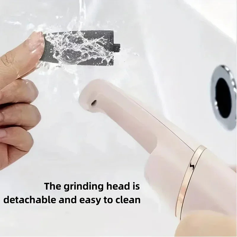 Electric Callus Remover for Feet Rechargeable Foot File Pedicure Tool Portable Foot Callus Remover Waterproof Profess Pedicure Peaceful Pleasures Health and Wellness