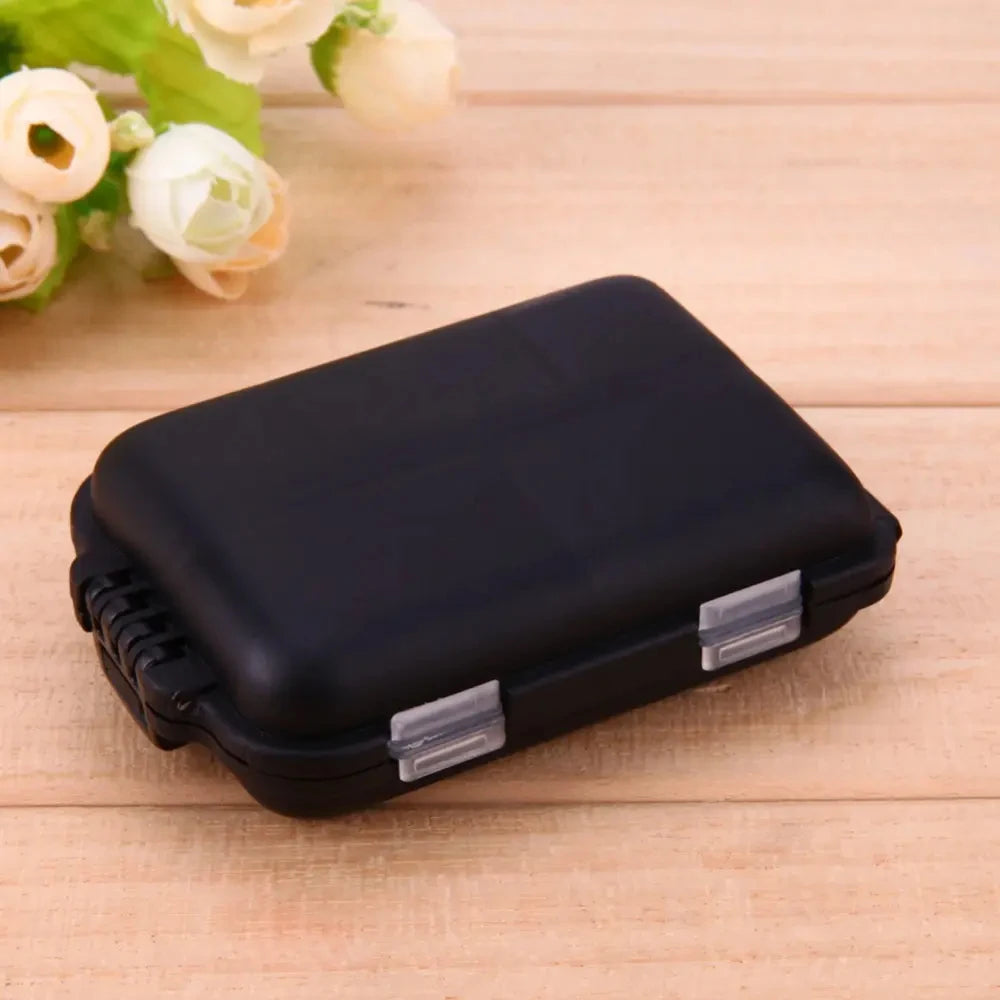 Portable Pill Organizer Medicine Holder Tablet Storage Drug Container Dispensers Case for Vitamins Fish Oils Pill Box Peaceful Pleasures Health and Wellness