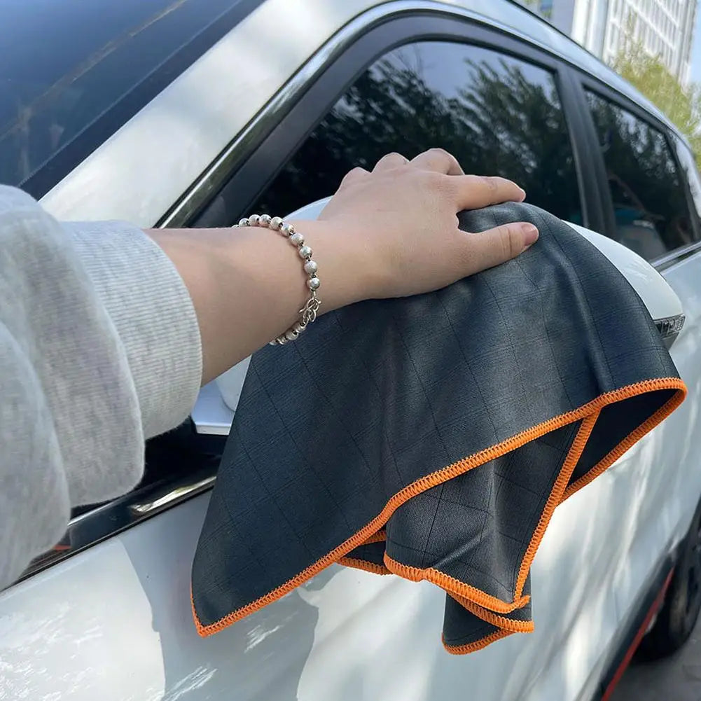 Lint Free Carbon Fiber Cleaning Cloth Glass Window Polishing Streak Free Miracle Easy Clean Rag Reusable for Kitchen Dish Peaceful Pleasures Health and Wellness