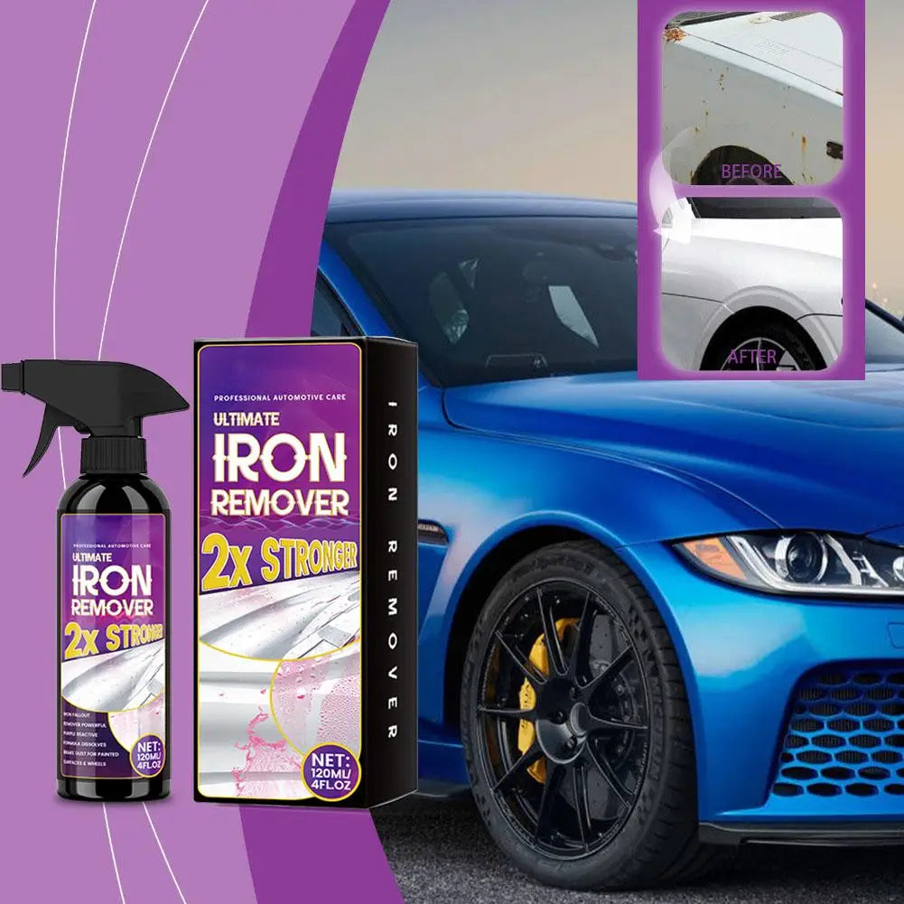 Fast-Acting Rust Remover Spray | Iron Fallout & Metal Cleaner