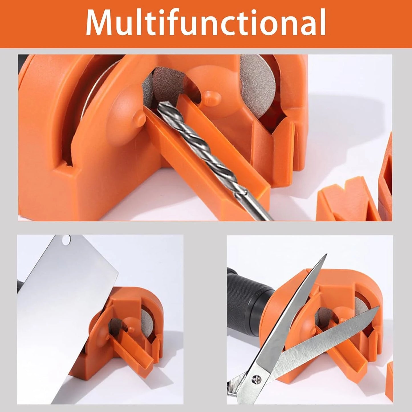 V-shaped Dough Twists Drill Grinder Bit Grinding Sharpener Electric