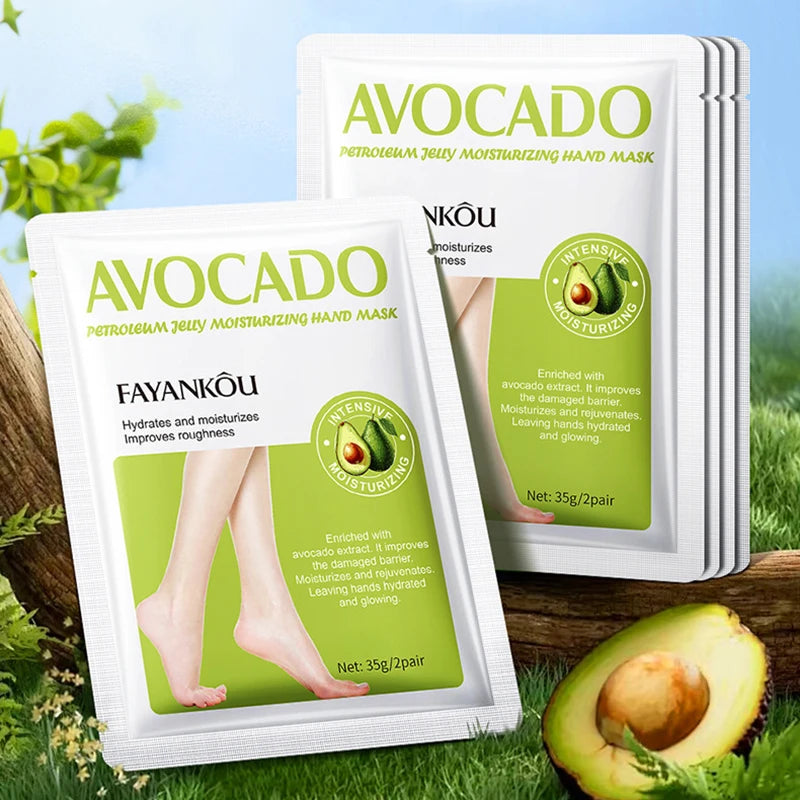 Avocado Exfoliating Foot Mask – Dead Skin Remover & Moisturizer