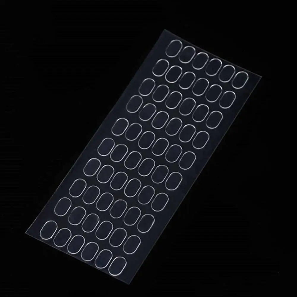 Anti-upside Transparent Glue Double-Sided Self Adhesive Patch Stickers Doll Peaceful Pleasures Health and Wellness 60pcs