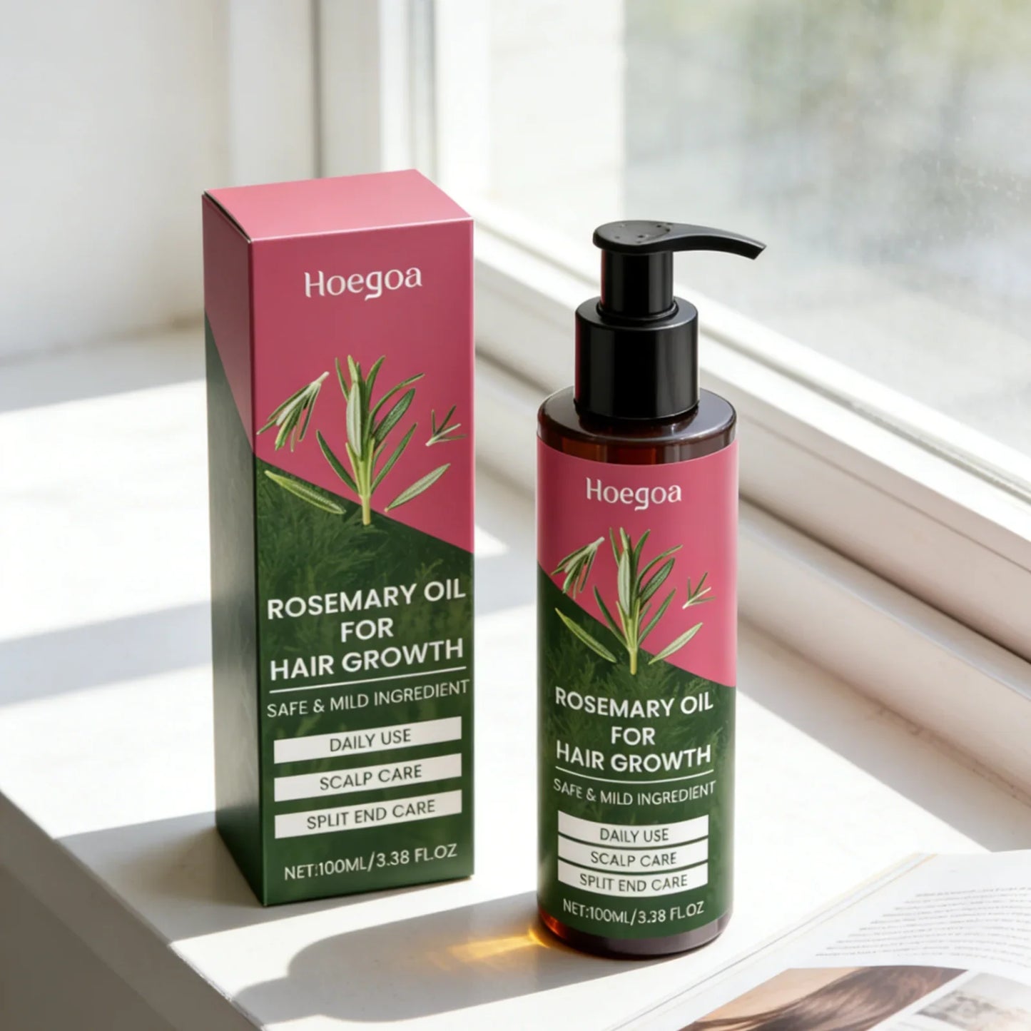 Hoegoa Rosemary Oil for Hair Growth & Scalp Care – 100ml