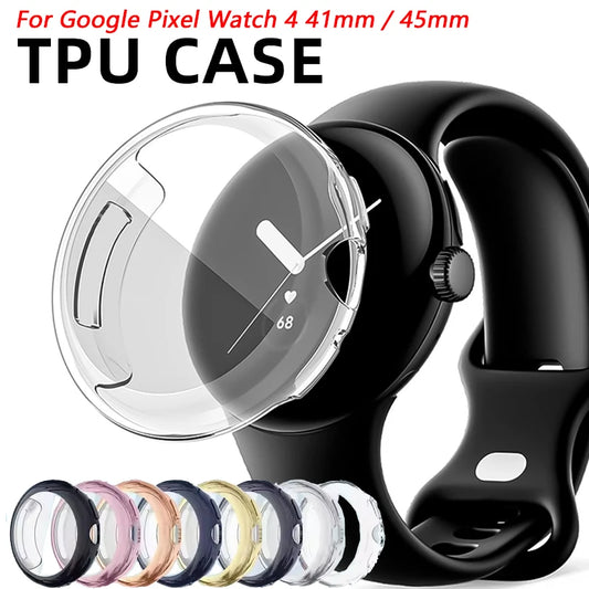 Google Pixel Watch 4 Case 41mm 45mm – TPU Full Cover Bumper Peaceful Pleasures Health and Wellness