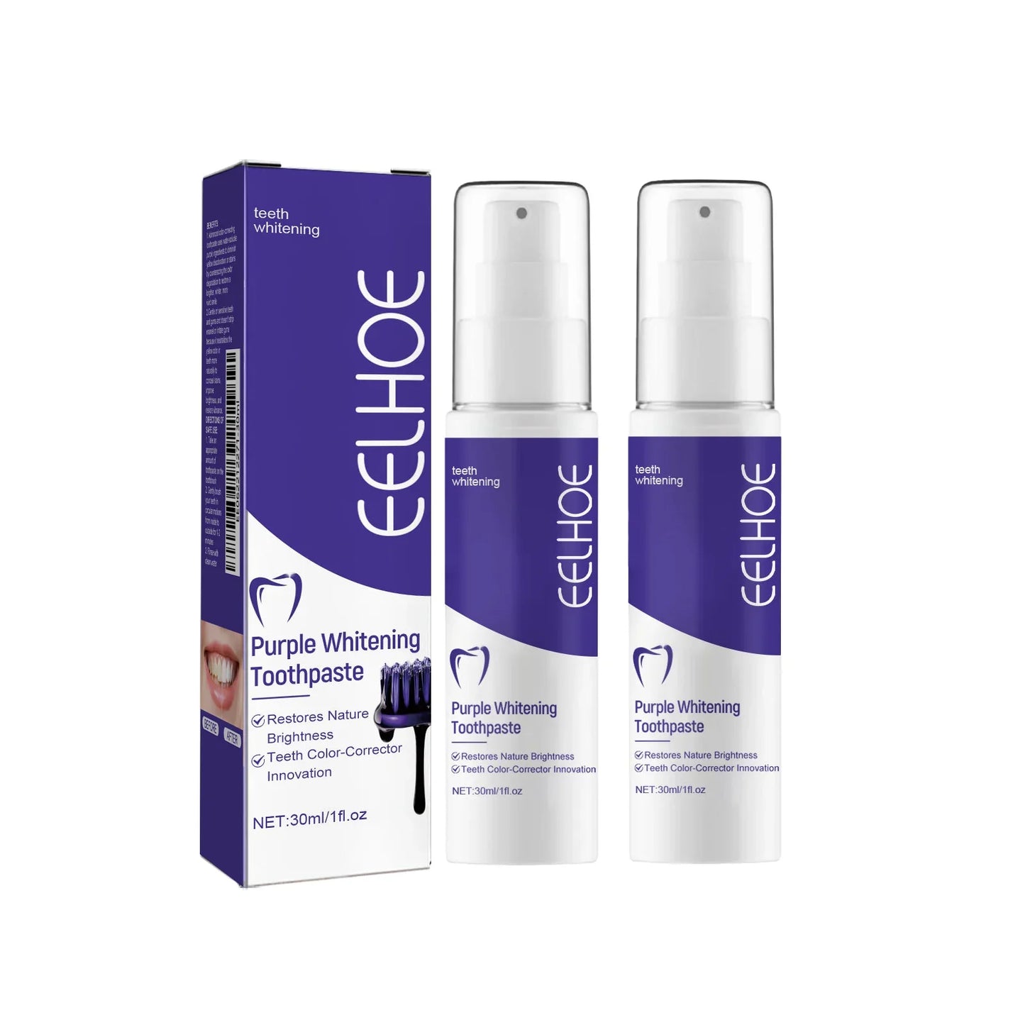 V34 Color-Correcting Whitening Toothpaste | Brighter Smile Daily