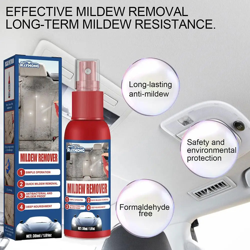 30ml Car Mildew Remover Spray for Interior Cleaning Peaceful Pleasures Health and Wellness