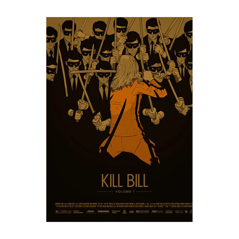 Retro Leon Movie Canvas Wall Art | Vintage Film Poster Print
