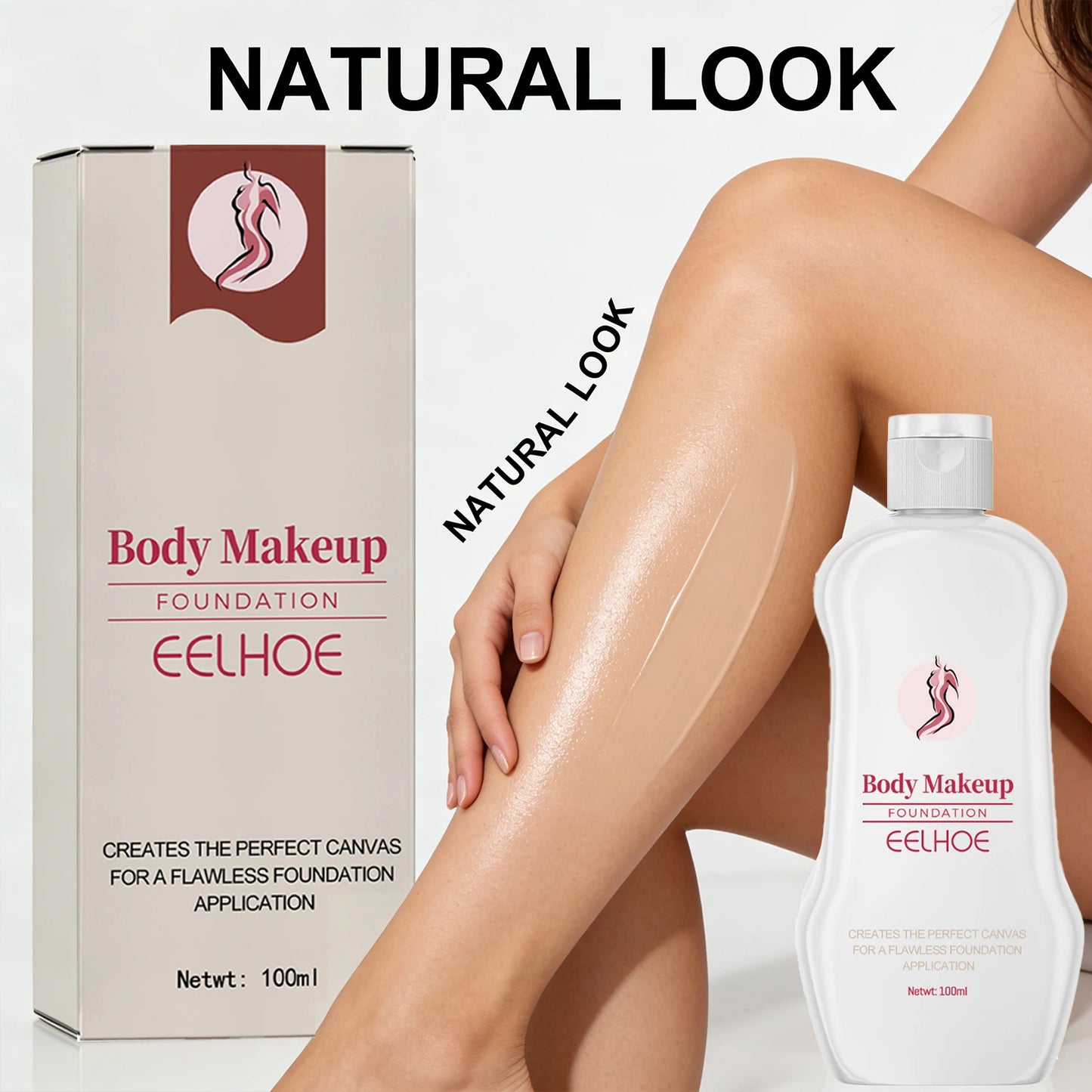 Eelhoe Body Makeup Foundation ﻿soothing Skin Covering Blemishe Refreshing Daily Makeup Liquid Foundation Moisturizing Concealer Peaceful Pleasures Health and Wellness