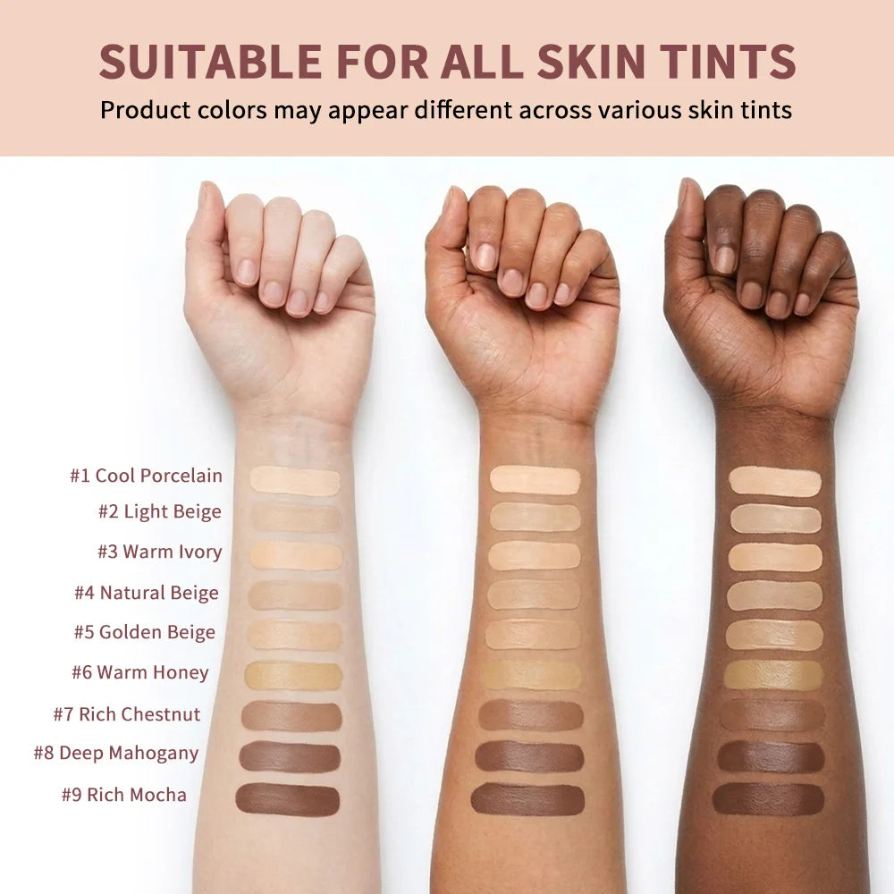 Matte Foundation Natural Coverage Smooth Skin-Friendly Deep Skin-Nourishing Long-Lasting & Waterproof Gentle Cares Foundation Peaceful Pleasures Health and Wellness