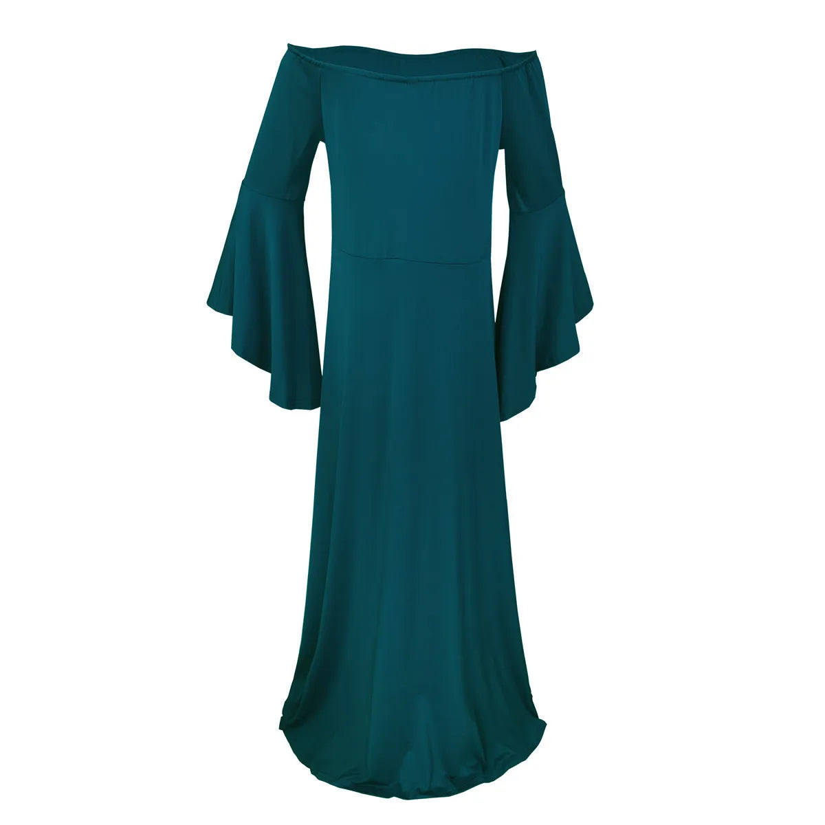New European and American Mercerized Cotton Maternity Flounce Skirt Photography Dress Peaceful Pleasures Health and Wellness