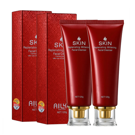 AILKE Brightening Facial Cleanser | Deep Clean Face Wash 120ml Facial Cleanser Peaceful Pleasures Health and Wellness Pack of 2