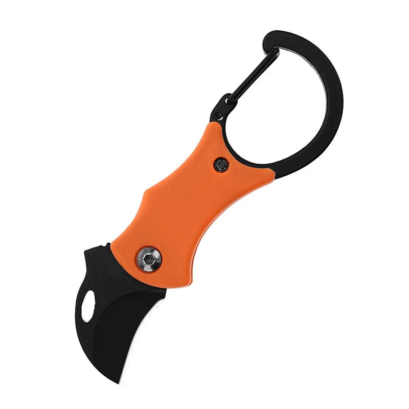 Portable Small Pocket Cutter Carabiner Box Keychain Folding Unboxing