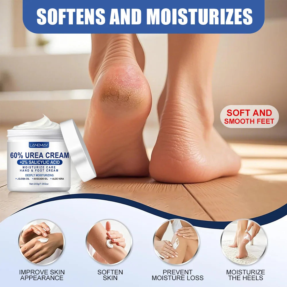 Lanemay 60% Urea Hand & Foot Cream 3-Pack | Deep Moisturizer