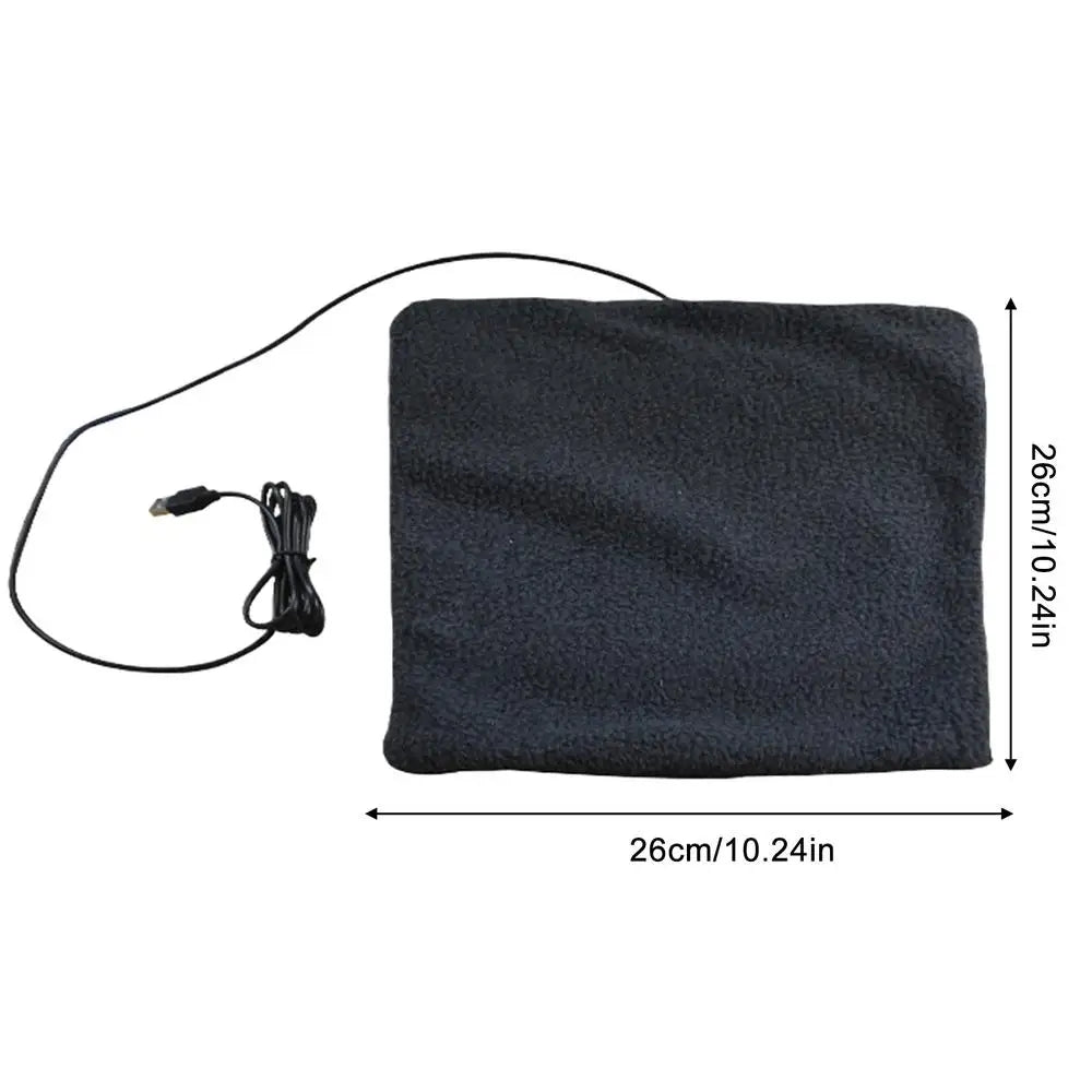 USB Electric Heating Pad for Dogs & Cats | Plush Thermostat Mat