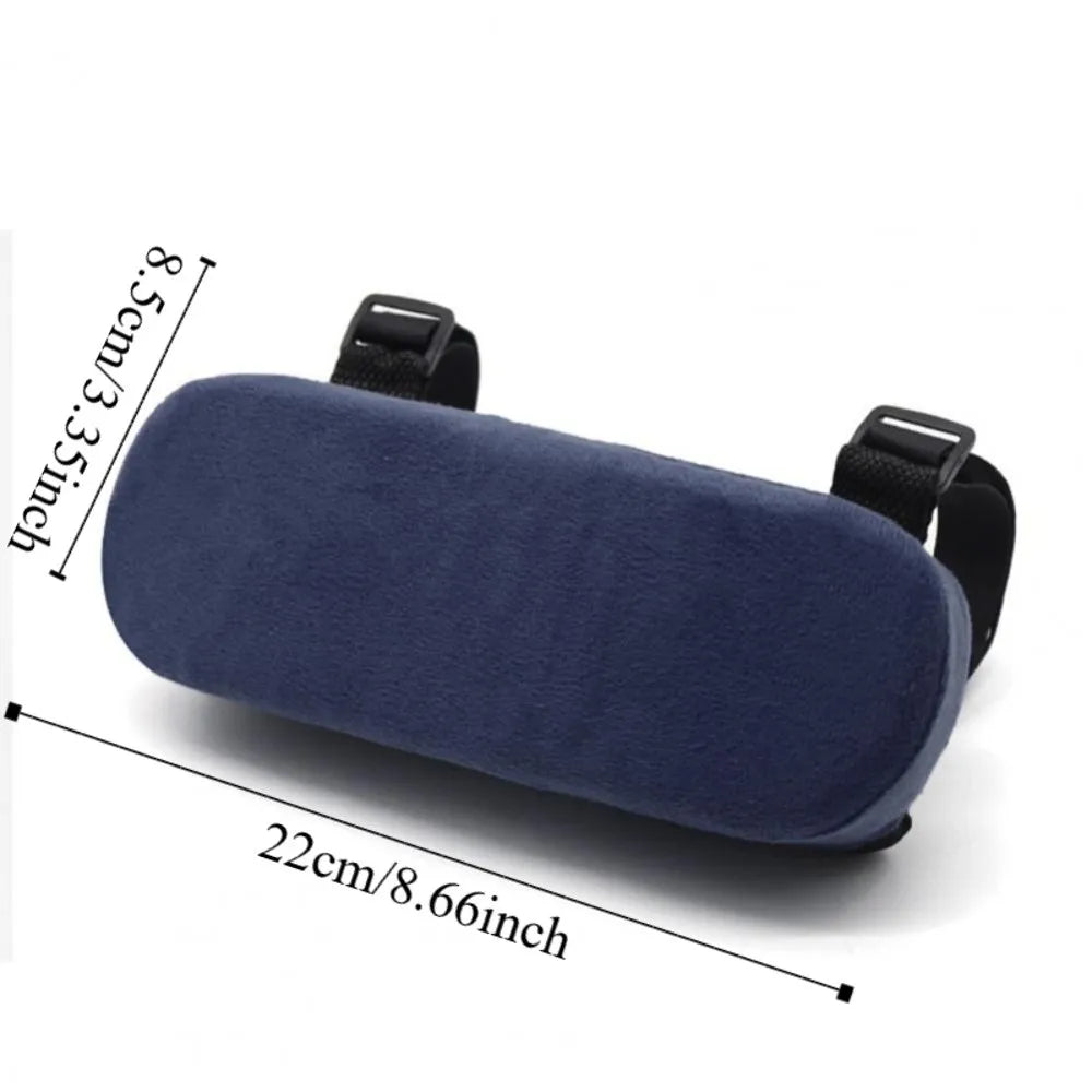 2-Pack PP Cotton Armrest Cushion Pads – Universal Anti-Slip Fit