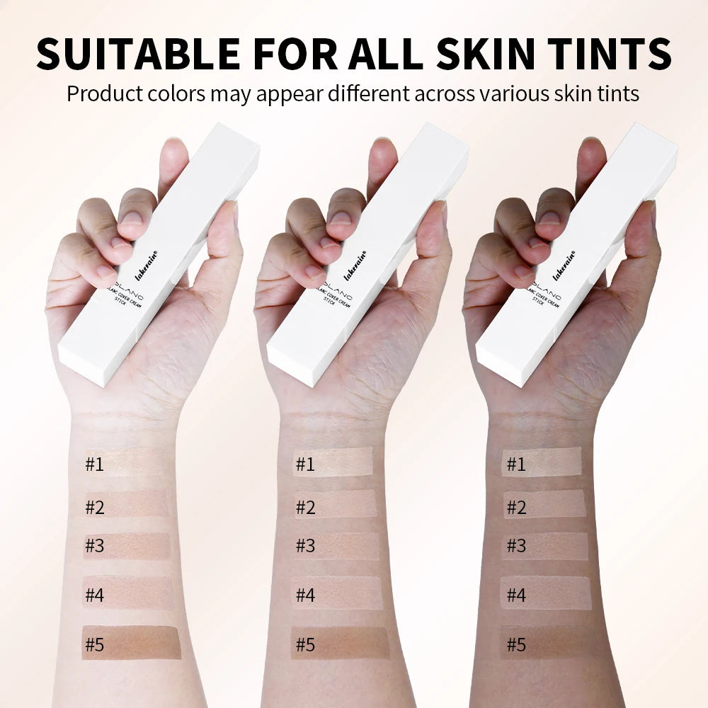 Foundation Stick Color Changing Foundation with Detachable Brush Blanc Cover Cream Stick Changing Hight Coverage Base Makeup Peaceful Pleasures Health and Wellness