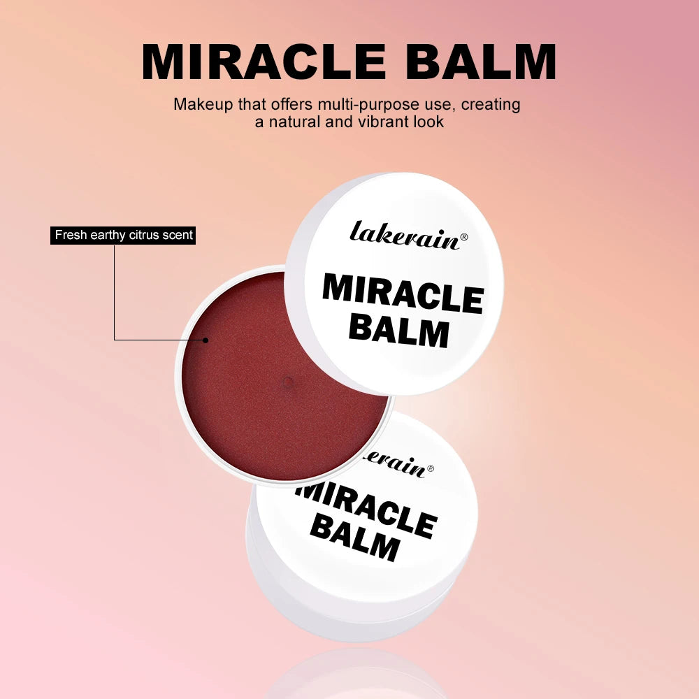 3 In 1 Solid Pearl Blush Cream Monochrome Woman Blush Paste Cheek Ulti-purpose For Eyes Lips Makeup Blush Stick Korean Cosmetics Peaceful Pleasures Health and Wellness