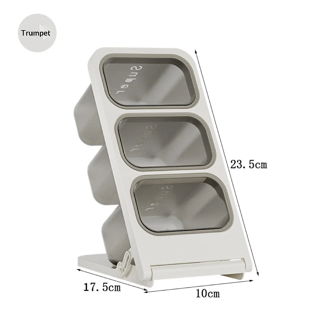 Stylish High Capacity Slant Plug-in Pen Holder Desktop Organizer Multi-layer Student Stationery Storage Box for Office School Peaceful Pleasures Health and Wellness S