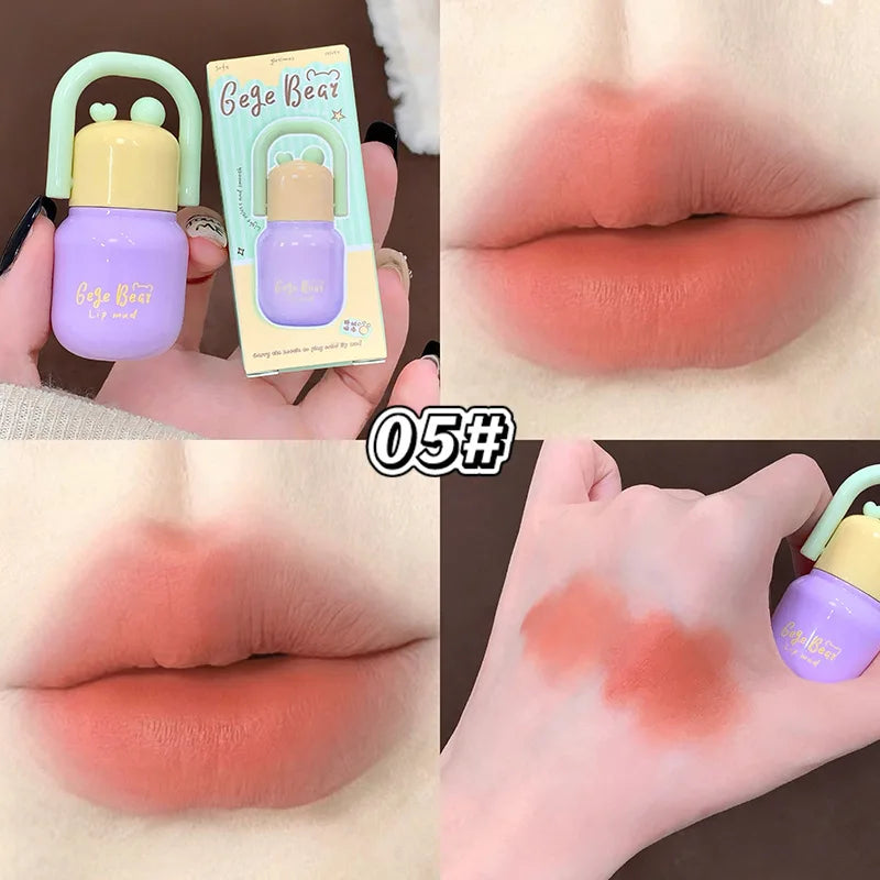 Matte Velvet Mousse Lip Gloss | 6 Colors | K-Beauty Lipstick