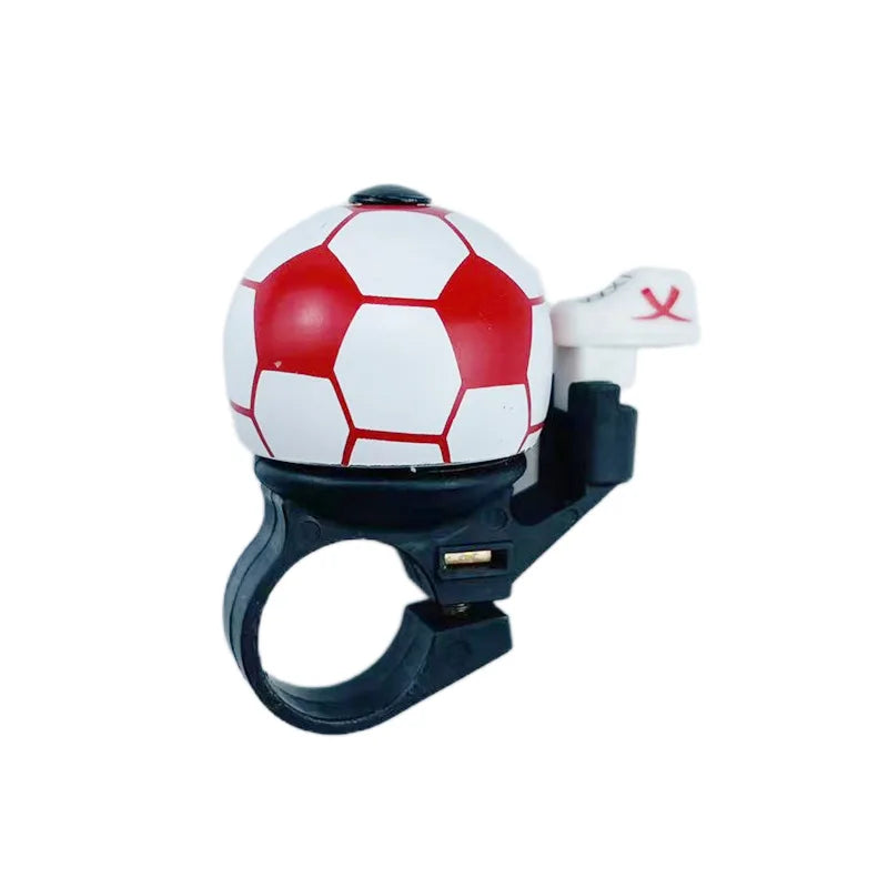 Kids' Football Cartoon Bicycle Bell | Mini Handlebar Bike Bell