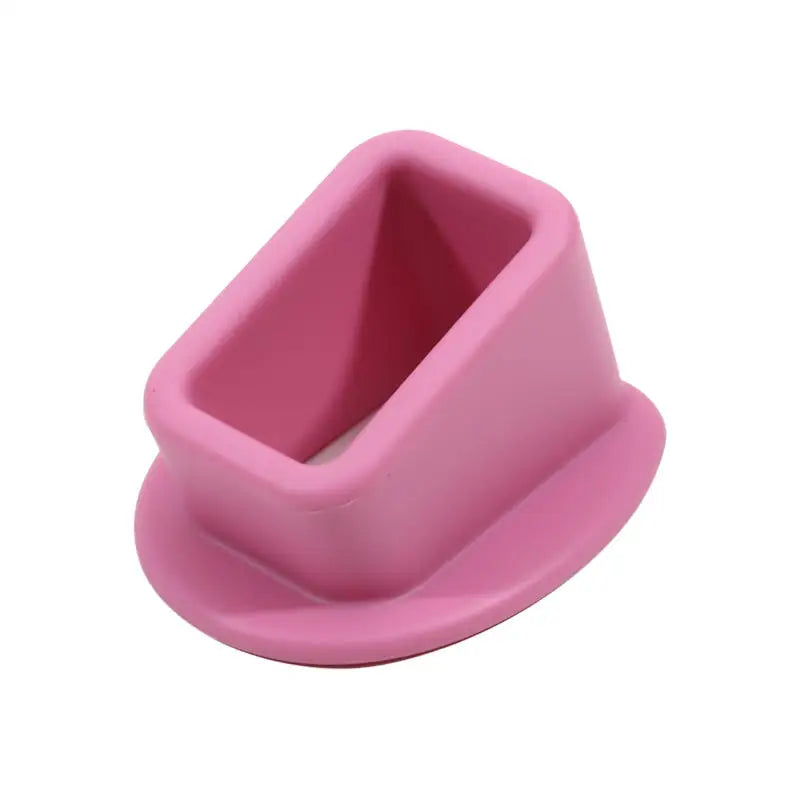 Silicone Safety Buckle Bracket Car Seat Belt Slot Fastener Universal Car Buckle Bracket Fixing Buckle Peaceful Pleasures Health and Wellness pink