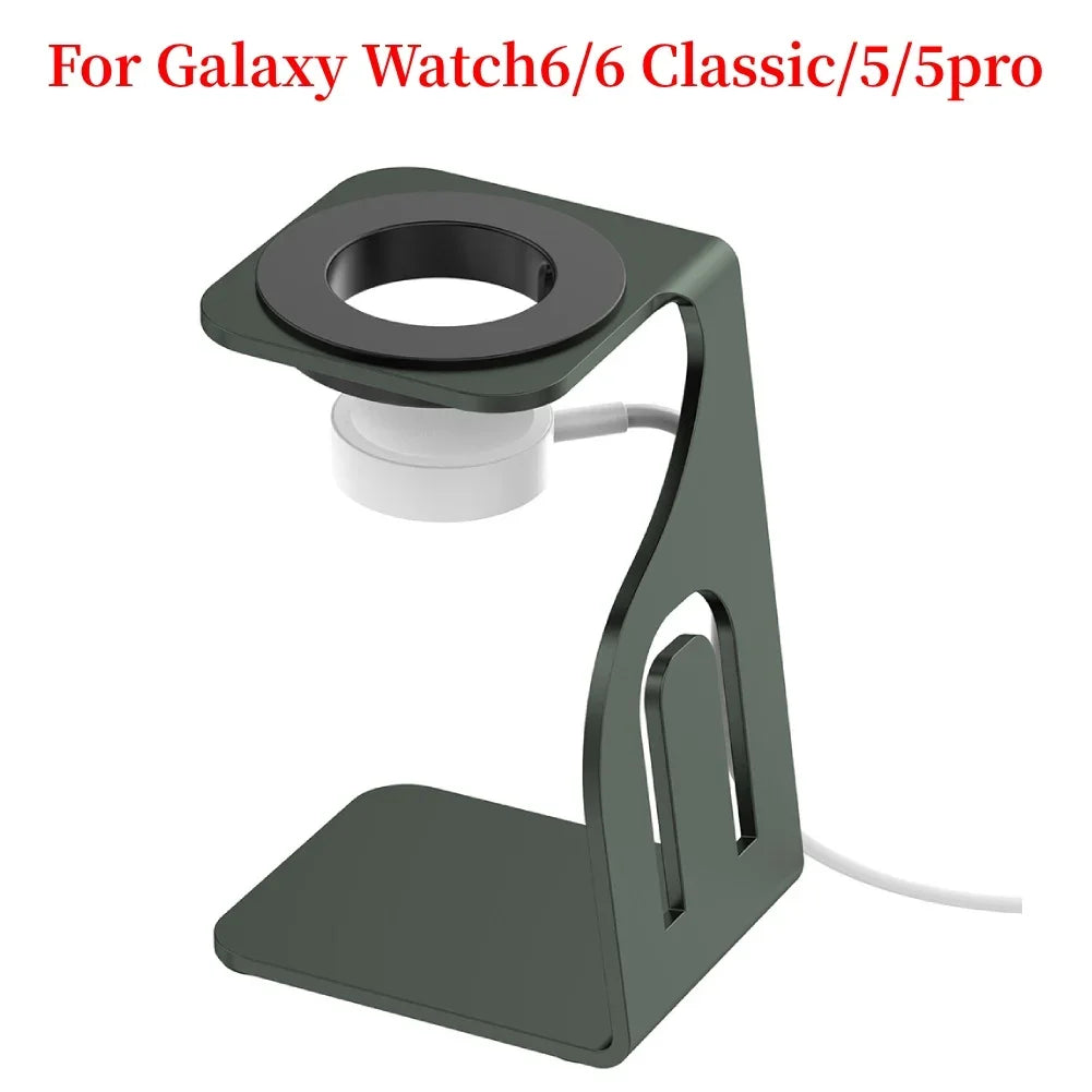 Wireless Charging Stand for Apple/Samsung Watch Holder Bracket for Galaxy Watch 3/4/5/6 for Galaxy 5 Pro For apple watch8ultra Peaceful Pleasures Health and Wellness For Galaxy watch6