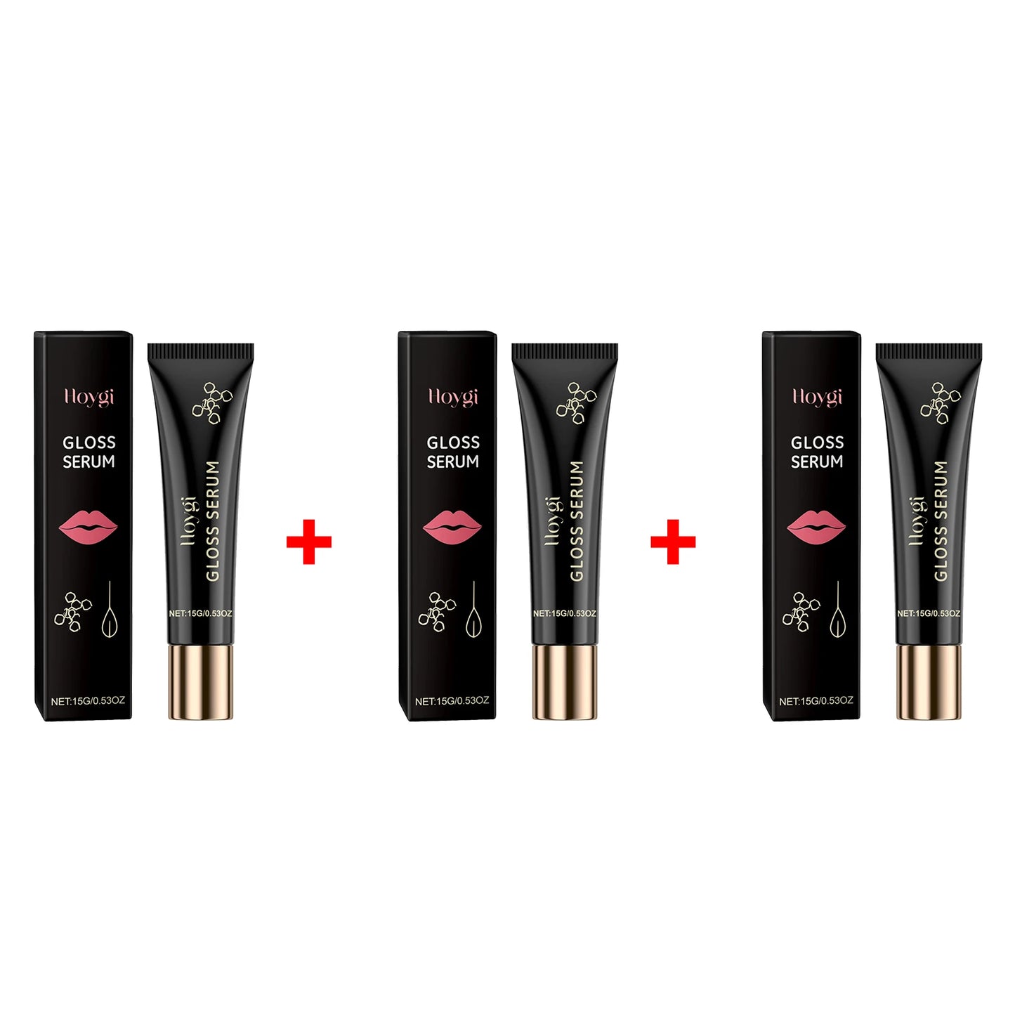Glow Lip Serum Remove Dead Skin Fade Lip Lines Hydration Moisturizing Lip Balm Reduce Dryness Anti-Dry Crack Dry Care Peaceful Pleasures Health and Wellness 3 X 15g boxed