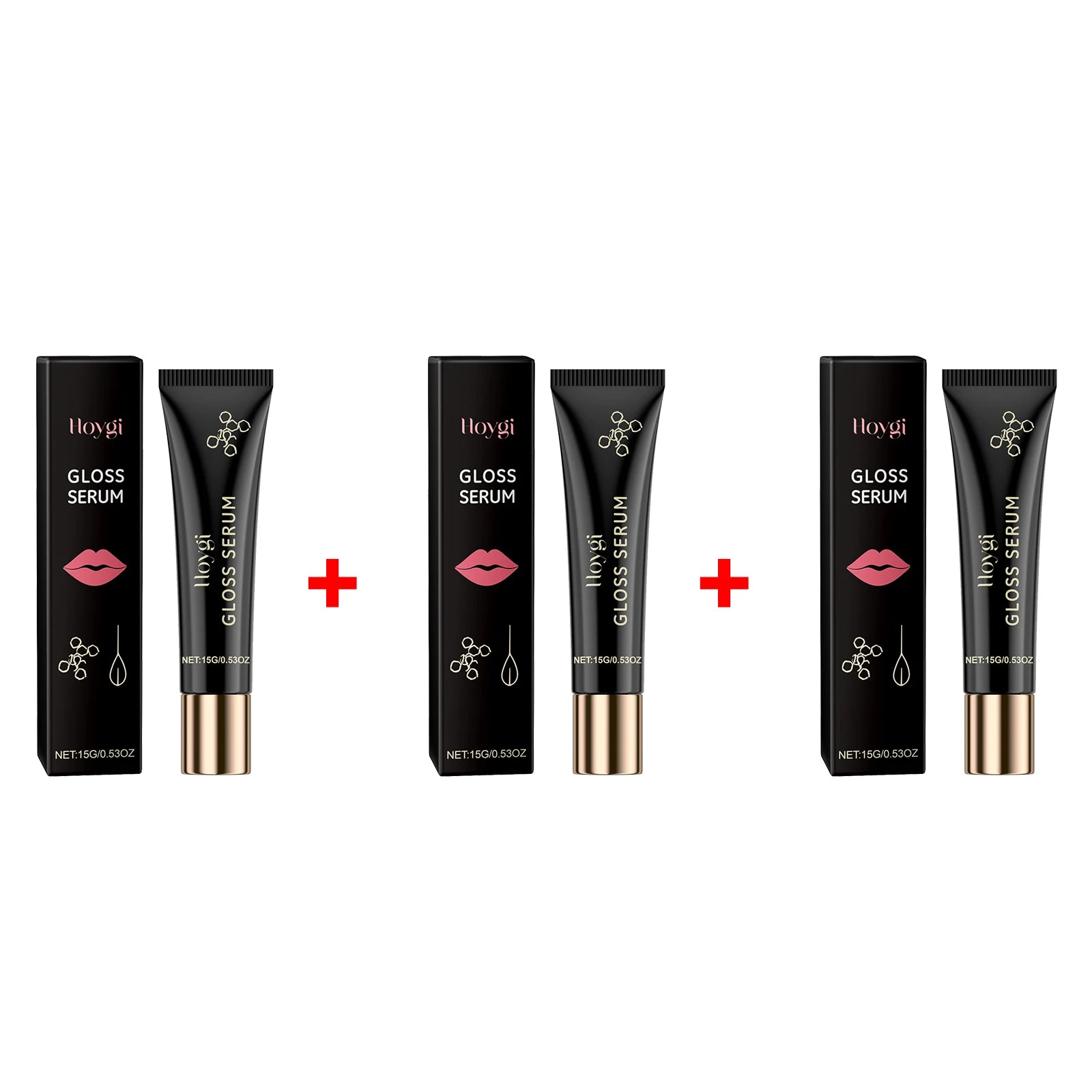 Glow Lip Serum Remove Dead Skin Fade Lip Lines Hydration Moisturizing Lip Balm Reduce Dryness Anti-Dry Crack Dry Care Peaceful Pleasures Health and Wellness 3 X 15g boxed