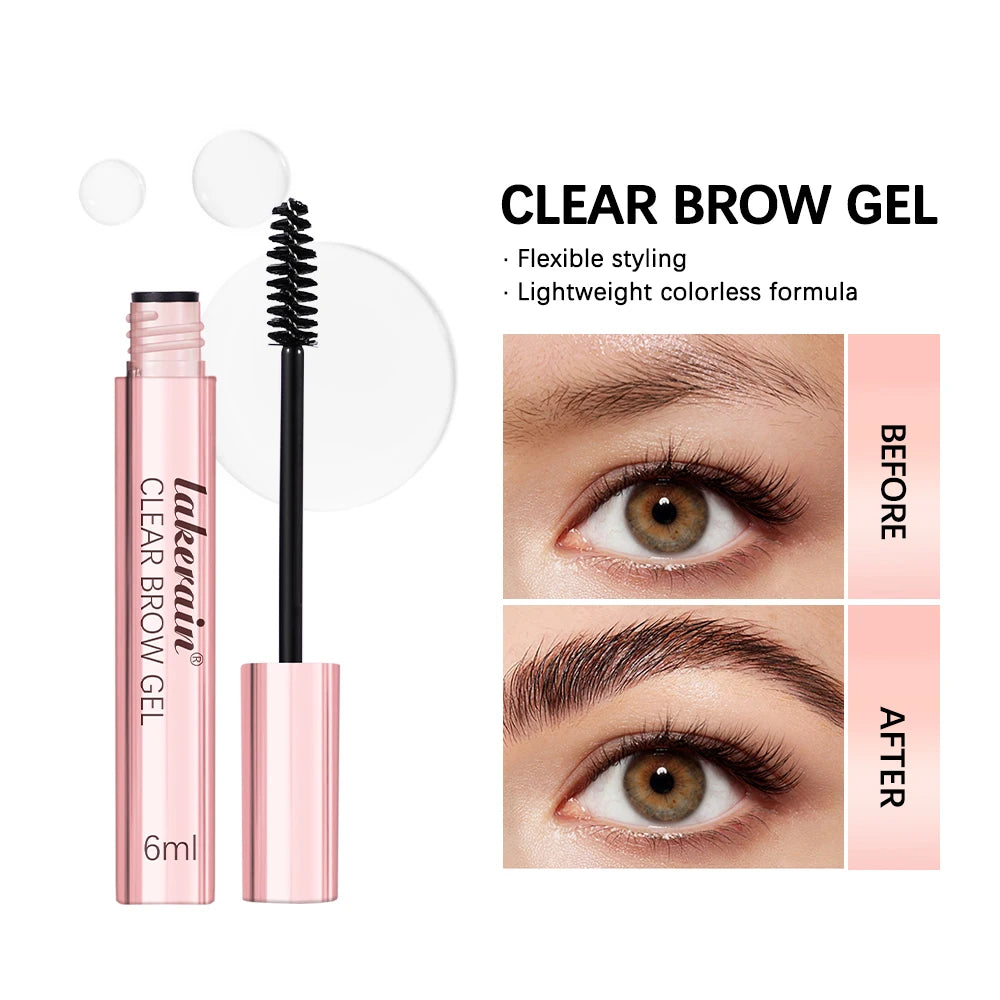 Clear Eyebrow Setting Gel Waterproof & Sweatproof Brow Coat Long-Lasting Non-Fading Transparent Brow Grooming Makeup Peaceful Pleasures Health and Wellness