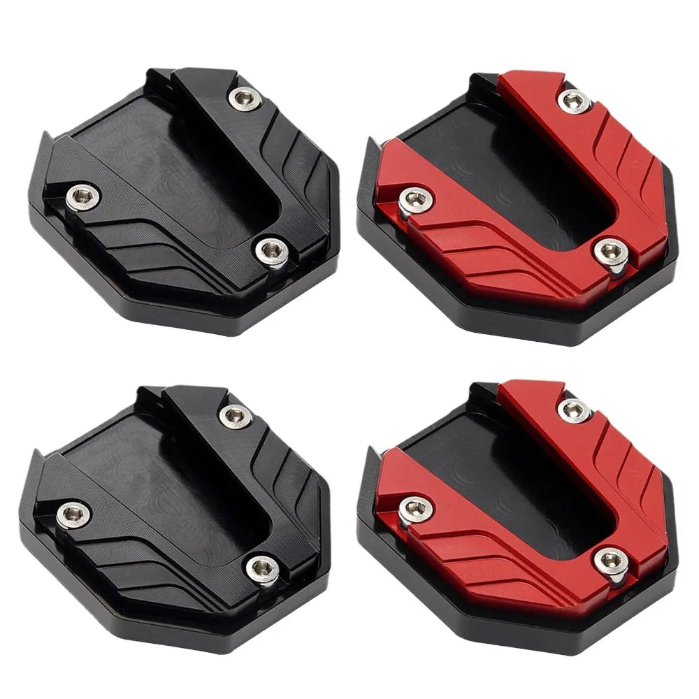 1/2/4pcs Sleeve Electric Vehicle Side Support Enlarge Base Foot Widened Non-slip Side Peg Cover Motorcycle Non-slip Side Support Peaceful Pleasures Health and Wellness 2pcs set
