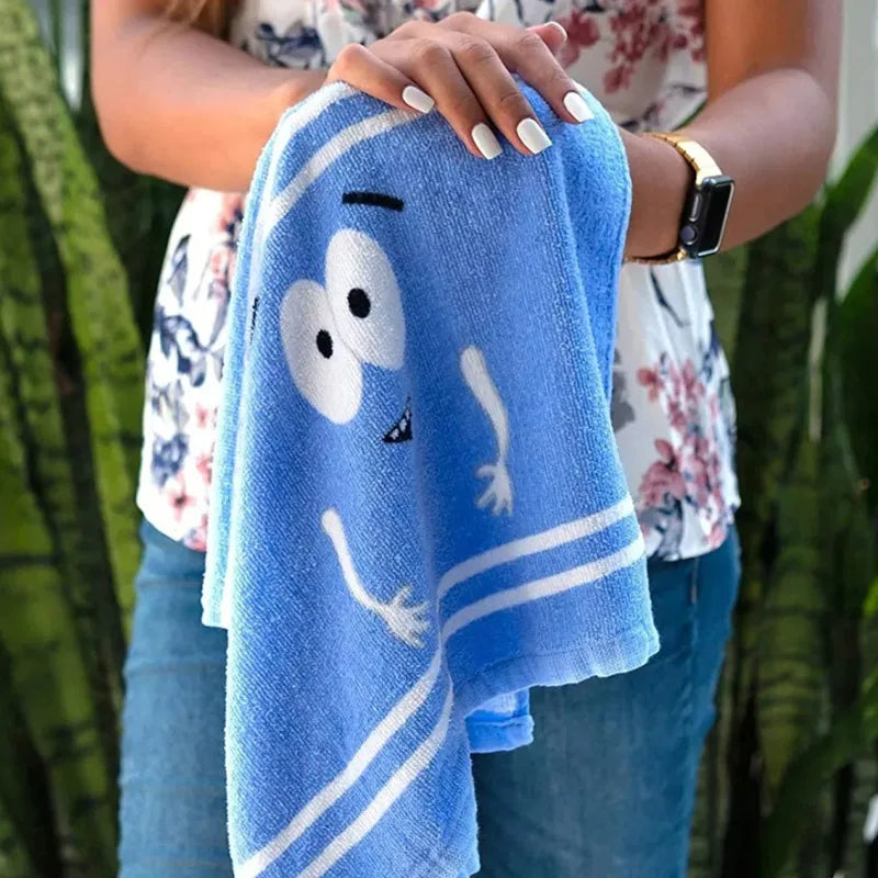 Cartoon Towelie Hand Towel | Quick-Dry Soft Kitchen & Bath