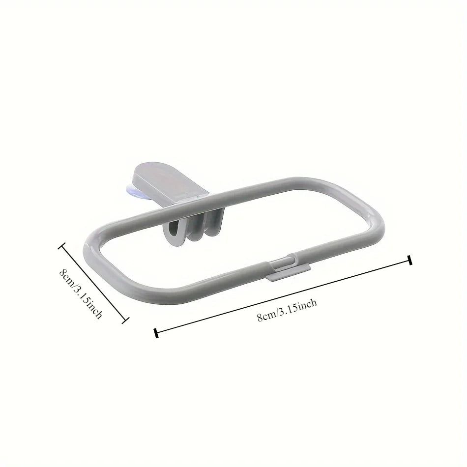Kitchen Trash Bag Holder Rack | Suction Cup Wall Mount Organizer