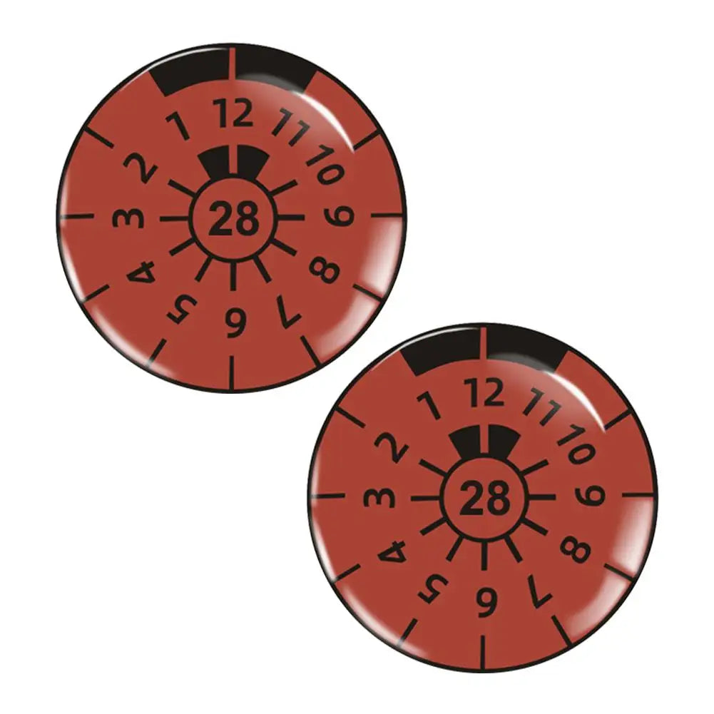 3D Gel Dome Car Stickers – Waterproof PVC License Plate Decals