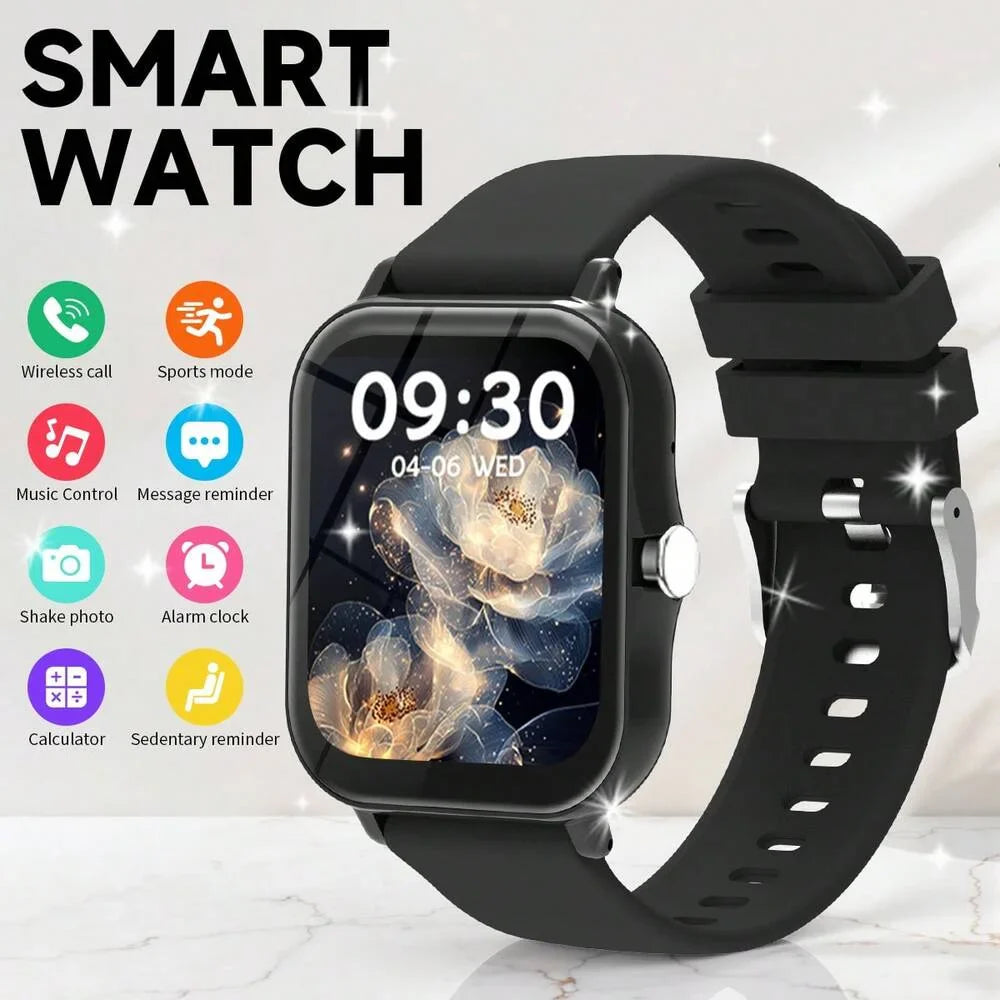 LOMAXFR Smart Watch – Bluetooth Calling, Fitness & Music