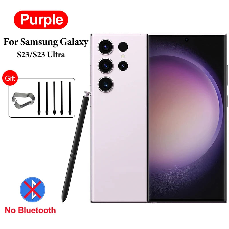 Professional Stylus Pen For Samsung s24ultra s Pen Samsung Touch Pencil Galaxy Pen Stylus For Touch Screen s22 ultra Accessories Peaceful Pleasures Health and Wellness Purple for S23U