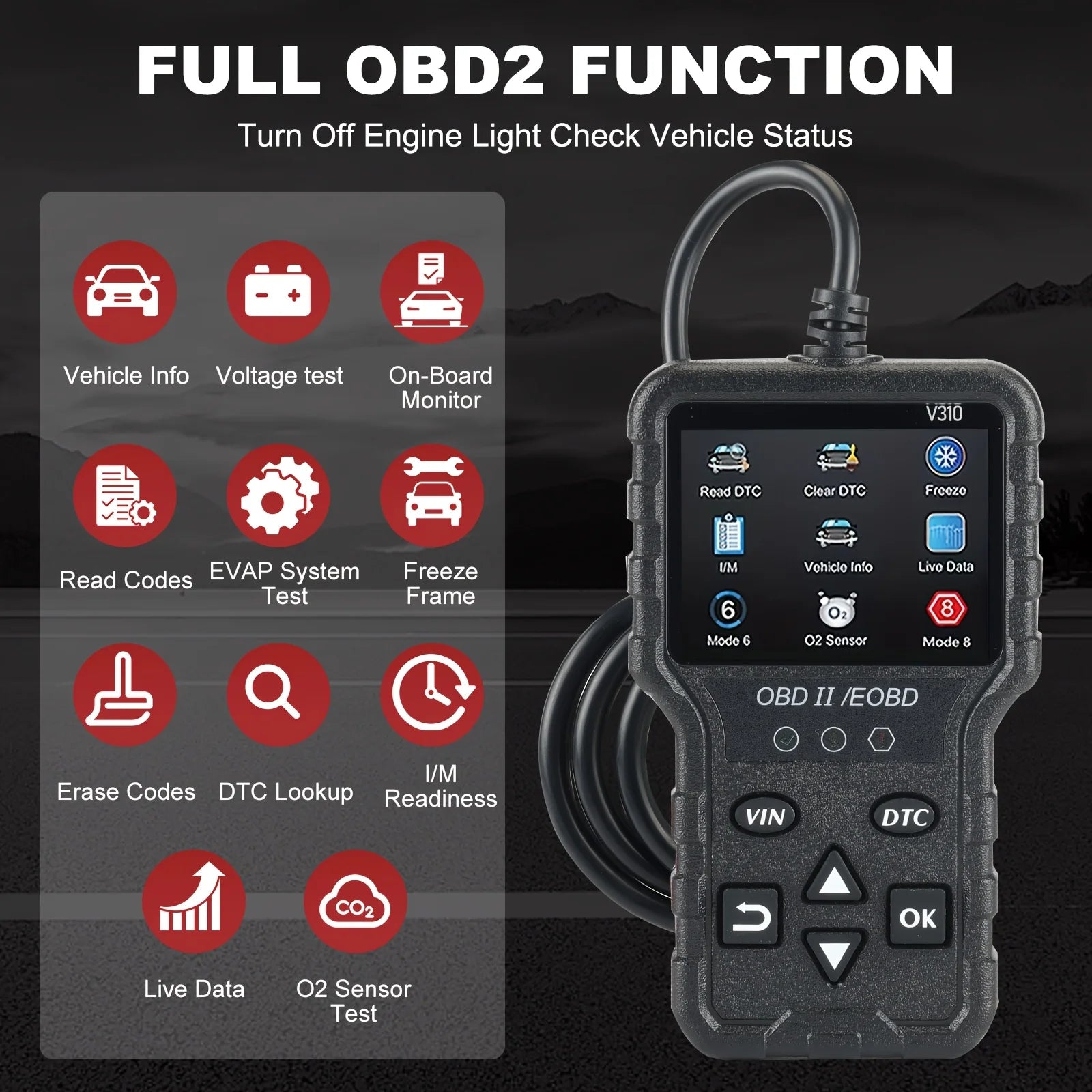 Universal OBD2 CAN Scanner – Read & Erase Engine Fault Codes Peaceful Pleasures Health and Wellness
