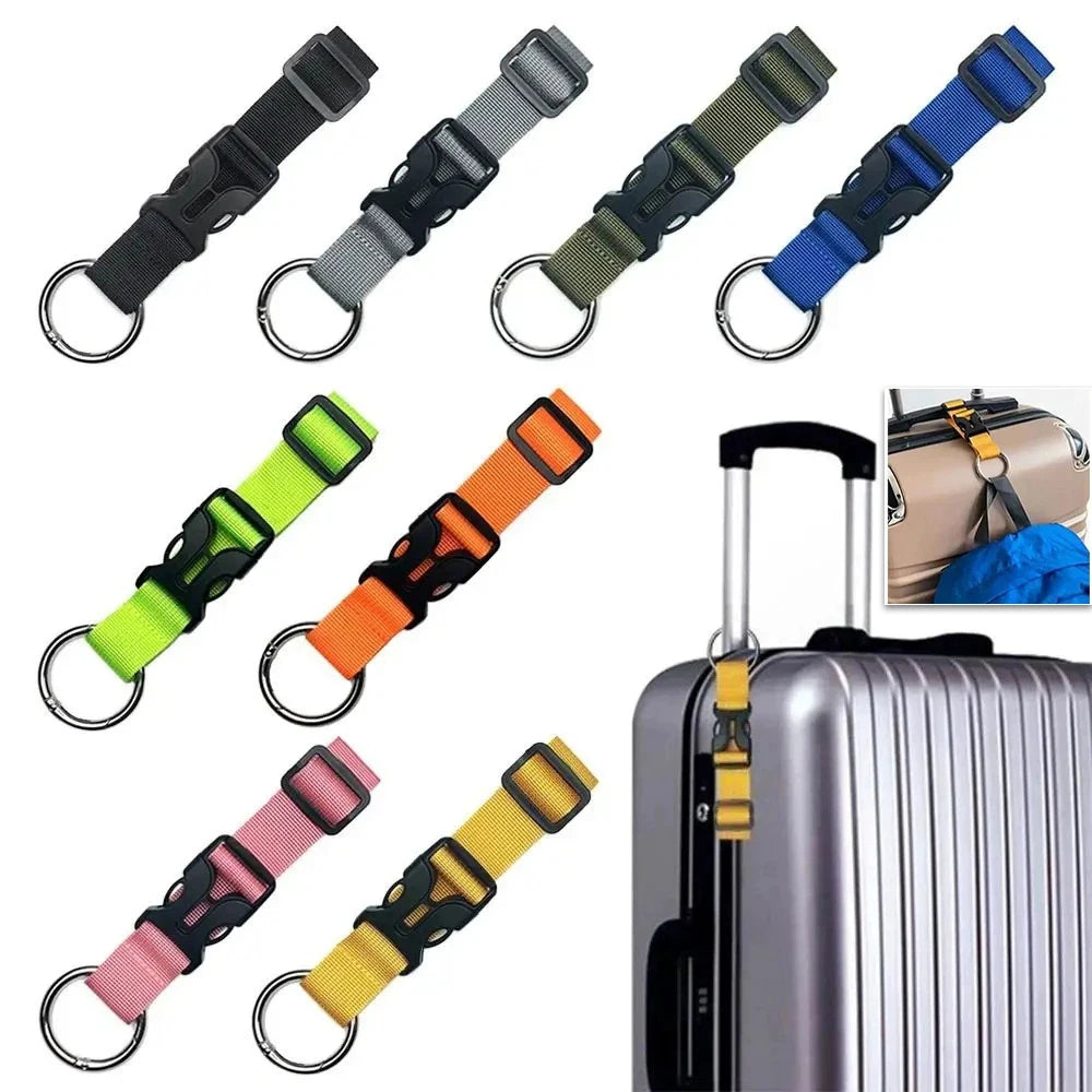 Multifunctional Backpack Hanging Buckle Portable Travel Suitcase Hook Backbin Belt Buckle Luggage Strap Peaceful Pleasures Health and Wellness