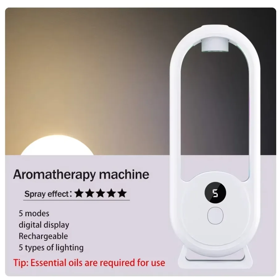 Automatic Home Fragrance Machine Essential Oil Diffuser Nebulizer Perfume Scent Machine for Kitchen and toilet deodorization Peaceful Pleasures Health and Wellness Diffuser Machine-1