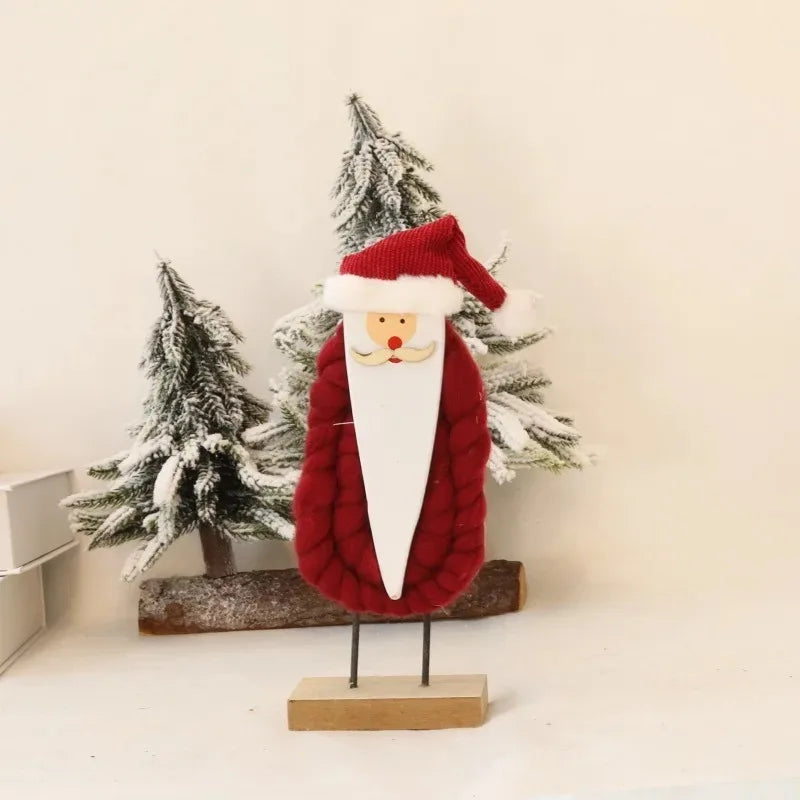 Handmade Wool Felt Christmas Ornaments – Animal Figures Xmas Decor