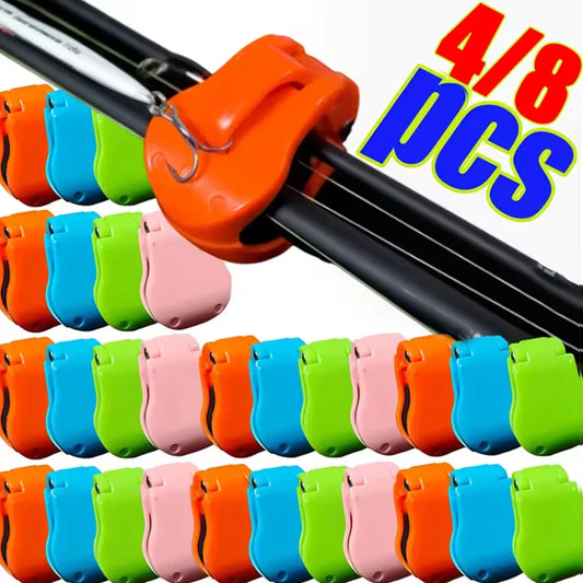 2- Quick-attach Fishing Rod Clip-tool-free Hand Holder 2-Piece Peaceful Pleasures Health and Wellness
