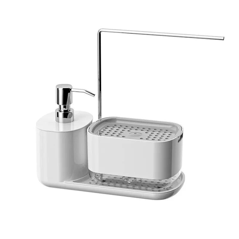 Household Automatic Liquid Box Desktop Hand Sanitizer Storage Box Bathroom Countertop Towel Rack Creative Soap Holder Peaceful Pleasures Health and Wellness
